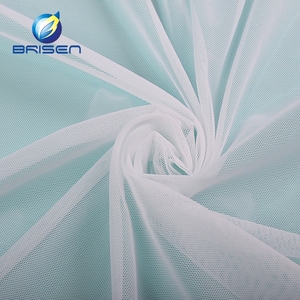 Tessuto <span class=keywords><strong>Bianco</strong></span> di Qualità 88% Poliestere Elasticizzato 12% Spandex in Vendita - Product Image 5