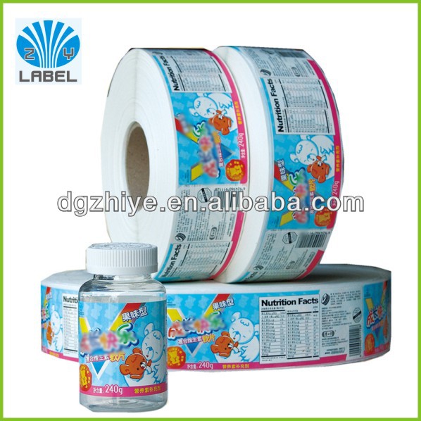 дешевые пользовательских штрих-код клей стикер, водонепроницаемый подвиёного штрих-код себя наклейки клея