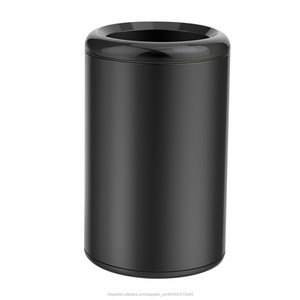 12L cubo de basura de acero inoxidable redonda en el <span class=keywords><strong>hotel</strong></span> teatro basura con grandes abierto - Product Image 4