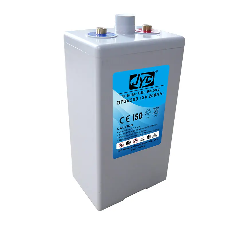 Batterie OPzV 12V 200Ah Composé de 6 pièces 2V 200Ah Grand Plomb Acide Batterie Tubulaire Connexion en série