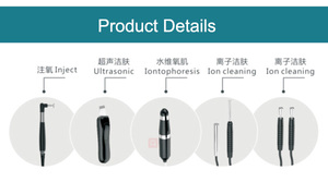 Чистый Кислородная Маска <span class=keywords><strong>O2</strong></span> вдыхайте кислорода инъекционных с многофункциональный для лица Уход за кожей приспособления для красоты оборудование для салона красоты, O8 - Product Image 3