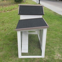 Pas cher de Haute qualité en bois lapin huntch maison de lapin cage avec course