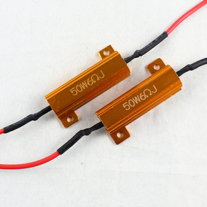 50W 6R 6ohm Điện Trở Kim Loại Trường Hợp Nhôm Vàng Điện Trở Wirewound 50W Auto <span class=keywords><strong>HID</strong></span> LED đèn điện trở cảnh báo hủy bỏ - Product Image 2
