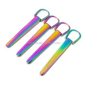 China Suppliers Alloy Long Strap Anchor Connector In Rainbow Iridescent Finish