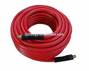 High Quality Durable EPDM Rubber air <strong>Compressor</strong> <strong>Hose</strong> 3/8"x50ft with NPT Brass Fittings for Pneumatic Tool - Anti Aging and Ozone - Product Image 5