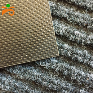 Clásico diseño de la costilla duro superficie comercial <span class=keywords><strong>corredor</strong></span> de piso Mat alfombra con PVC - Product Image 6