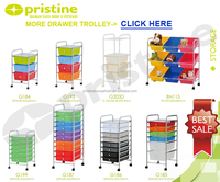 Hochwertiger OEM EBay Organizer Taiwan Home Storage Möbel Büro Rollwagen 8 PP Kunststoff Schubladen Aufbewahrungs Organizer Wagen Möbel