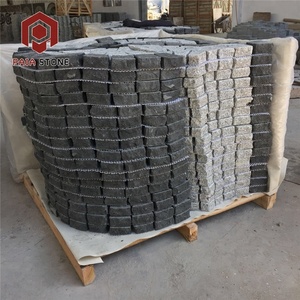 Giá Rẻ Đen Bazan Ngoài Trời Granite Lát Đá/<span class=keywords><strong>Cube</strong></span> Đá Trên Lưới Gạch Ô Tô Sàn Gạch - Product Image 4