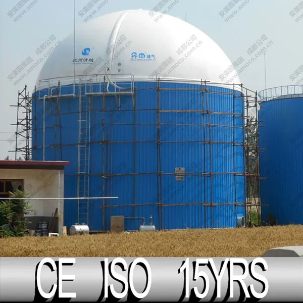 Bio gaz, Biogas Impianto Digestore Della Copertura, La Produzione Di Biogas Da Rifiuti