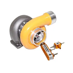 T3/T4 T3T4 T04E Turbocharger HYBRID .63 A/R Turbine+Boost Controller YELLOW