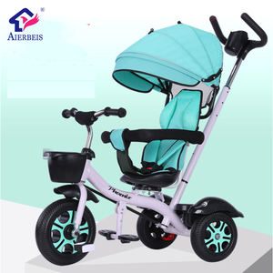 Child Tricycle <strong>Baby</strong> Ride-On <strong>Stroller</strong>/New Pink <strong>Trike</strong> Swing 4-In-1 Kids Tricycle - Product Image 4