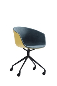 Tela con concha de plástico <span class=keywords><strong>Silla</strong></span> de comedor, <span class=keywords><strong>silla</strong></span> de bañera de comedor con brazo, <span class=keywords><strong>silla</strong></span> de plástico <span class=keywords><strong>sin</strong></span> ruedas - Product Image 6