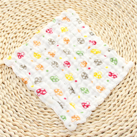 Lingettes et serviettes en mousseline douces et écologiques pour nouveau-nés, 100 % coton tissé, séchage rapide, multi-usages pour la salle de bain, imprimé animal