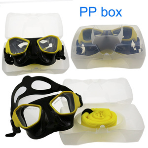 Avancée plongée de protection silicone masque et <span class=keywords><strong>tuba</strong></span> set avec boîte En Plastique - Product Image 4