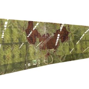 حجر طبيعي رخام شفاف على شكل كتاب مفتوح من العقيق الأخضر - Product Image 6