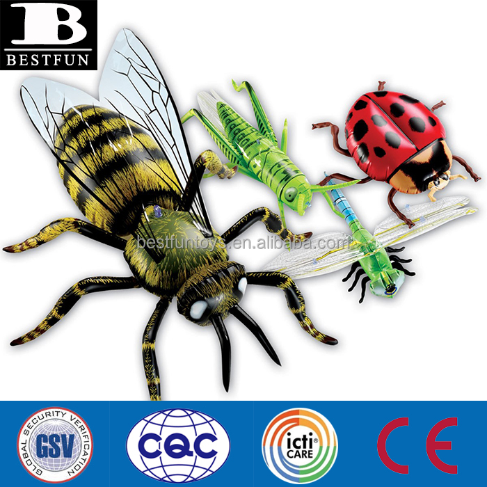 子供のための環境にやさしいPVCインフレータブルバッタ巨大な