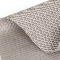 Braun graues Airmesh 100 Polyester Waben netz für Stuhl luft sitzkissen