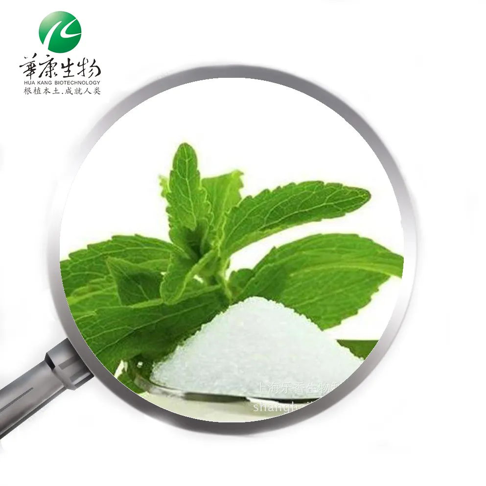 Organik stevia özü şeker yerine tatlandırıcılar 40% ~ 99% Rebaudioside A steviosides RA 10%-99%