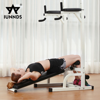 IUNNDS Station de barre de traction pliable pour la maison, équipement de fitness multifonctionnel pour les bras, les jambes et les épaules avec structure métallique