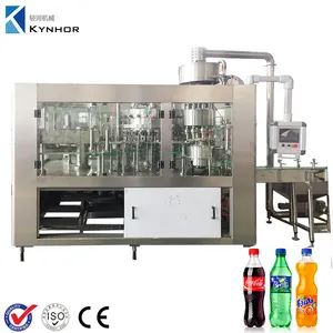 Soft Drink Filling And Packaging Machine / Carbonated Beverage Plant