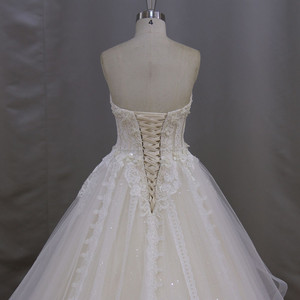 XF1016 alta calidad <span class=keywords><strong>ver</strong></span> sexy bra vestido de partido rebordeado amor de la sirena vestido de novia de Italia - Product Image 6