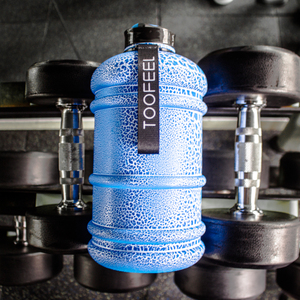 Bouteille d'eau en plastique pour sportif, de luxe, rose or, de marque privée, métallique, pour mélange d'eau, sans bpa, 2,2 l - Product Image 6