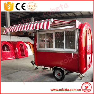 2016 Caliente-venta móvil pizza carrito de comida para la venta/alimentos asado a la parilla la cesta/madera carrito de comida - Product Image 6