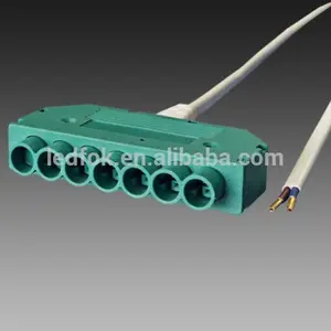 striscia flessibile a led con connettore wago 24v 6a 6 pieghe di collegamento scatola distributore a led driver