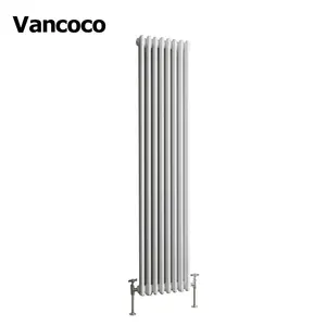 Vancoco 1800x380mm beyaz üçlü Panel endüstriyel dikey ODM radyatör ısıtma sistemi için