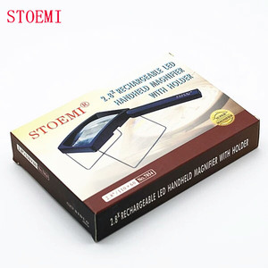 STOEMI 7854 3X LED, Kaca Pembesar Persegi Panjang Dapat Diisi Ulang Genggam dan Berdiri - Product Image 6