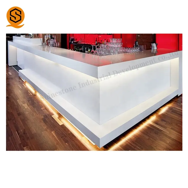 New style acrylic stone bar counter table