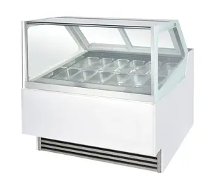 2024 Goede Kwaliteit Fabriek Levering Ijs Gelato Diepvriezers Display Chiller Vitrine Kasten Te Koop