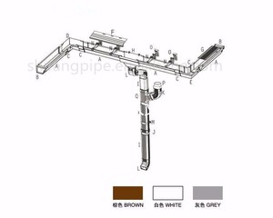 Bán Hot Giá Rẻ Nhựa <span class=keywords><strong>Pvc</strong></span> Ống Mưa Oem Mái Mưa Máng Xối Với Mức Giá Tuyệt Vời - Product Image 3