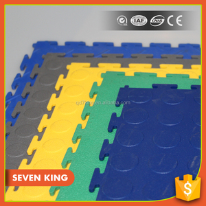 Qingdao 7 <span class=keywords><strong>rey</strong></span> 100% <span class=keywords><strong>fuente</strong></span> de la fábrica de revestimiento de suelo de pvc esteras de plástico azulejo para garaje - Product Image 5