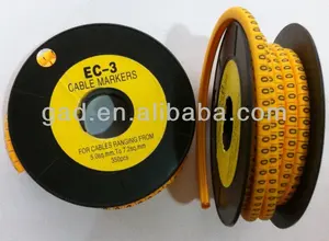EC type PVC cable marker (EC-3)