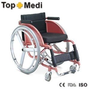 Red Wheel chair the disabled sports wears in the pool - Product Image 1
