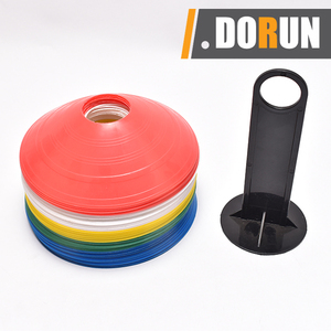 Attrezzatura per l'allenamento dei coni di <span class=keywords><strong>calcio</strong></span>-coni di agilità con elegante borsa a rete e supporto per lo sport Set di 50 pennarelli a cono da campo - Product Image 2