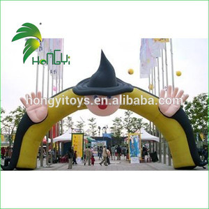 al aire libre <span class=keywords><strong>2015</strong></span> personalizado de forma especial de halloween inflable del arco de vacaciones para la venta - Product Image 1