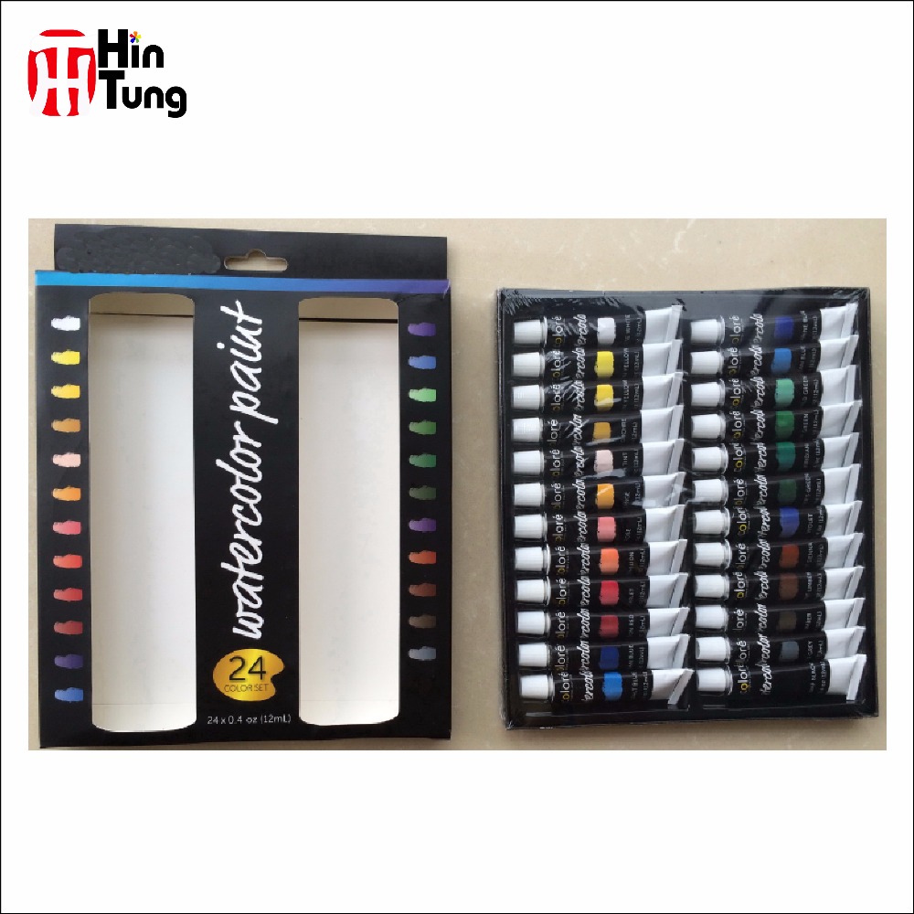 Лидер продаж, набор акварельных красок 12 мл, 24 шт.