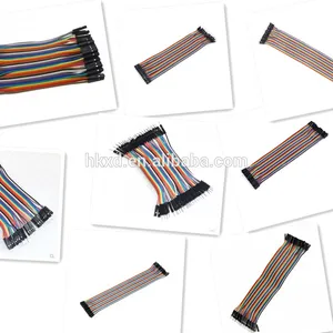 40P Colour Dupont Line 10cm 20cm 30cm Female to Female Jumper Wire Dupont Cable Female to Male