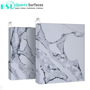 Tấm cho bàn làm bằng đá thạch anh calacatta người đàn ông hiện đại gạch cho biệt thự bên ngoài bức tường nội thất trang trí 7 Mohs BST <0.1mm - Product Image 6