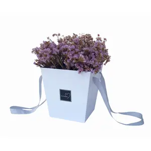 Sac d'emballage créatif pour fleurs roses, 50 unités, emballage en papier pour motifs floraux