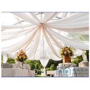 Export nigeria wedding party tent for 500 seaters with beautiful decoration