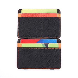 Mini Coffre-Fort De Voyage Magique En Cuir Pince À Billets <span class=keywords><strong>Portefeuille</strong></span> DE Blocage RFID Pour Hommes - Product Image 5