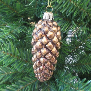 Wholesale Christmas Glass <strong>Pinecone</strong> for Christmas Tree/Christmas Ornament - Product Image 5