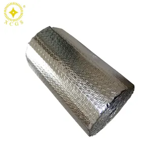 Double Side Foil Air Bubble Film With Aluminum Foil Facing Radiant Barrier Heat Insulation