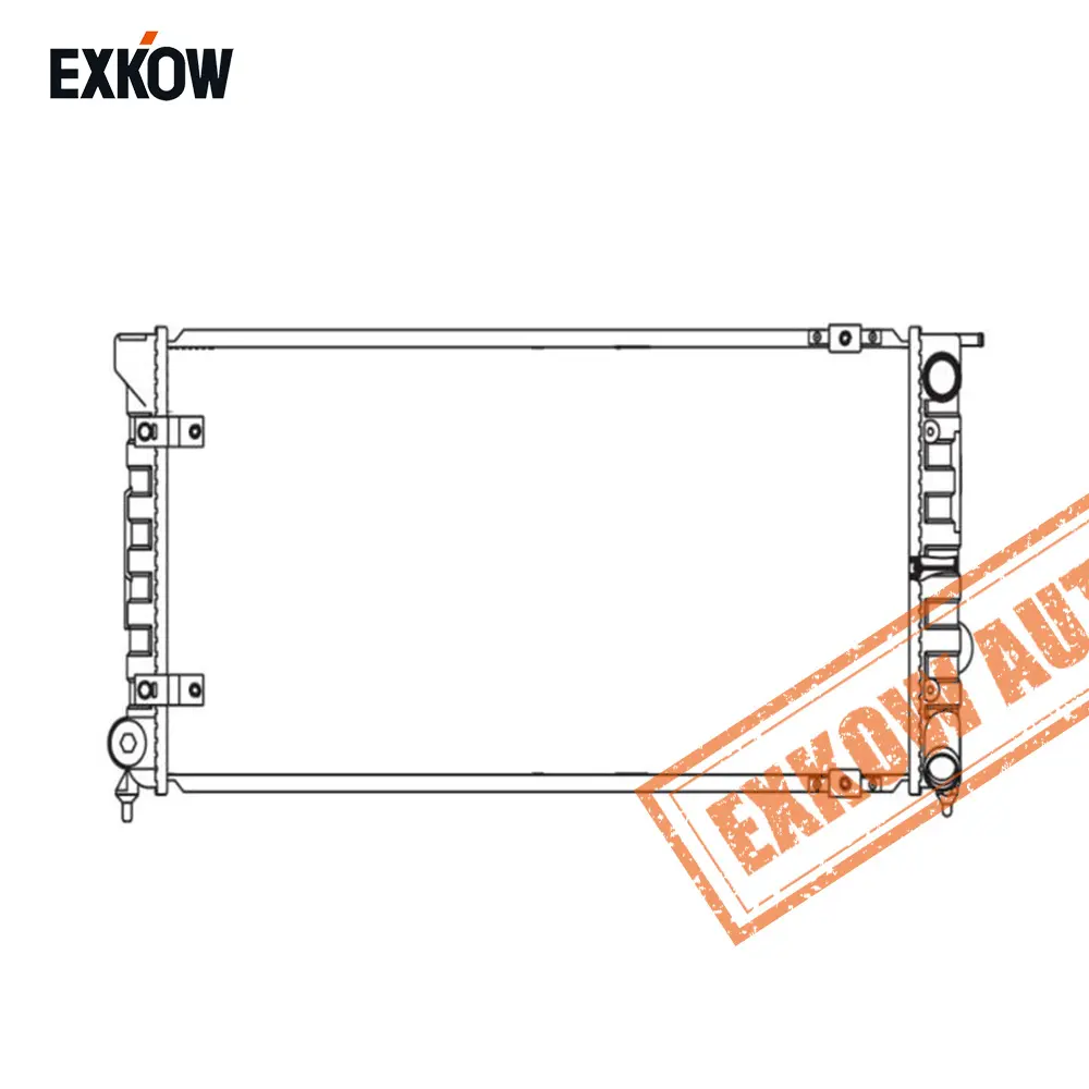 ラジエーター水クーラーフォルクスワーゲンゴルフii L4 1.6 mt 1983-1991 32ミリメートル191121251C