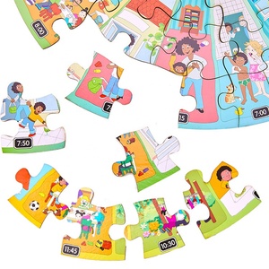 2 mô hình Câu Đố Của Tôi ngày 24 giờ Bốn mùa câu đố Giáo Dục quản lý đồng hồ bằng gỗ đồ chơi giáo dục câu đố - Product Image 5