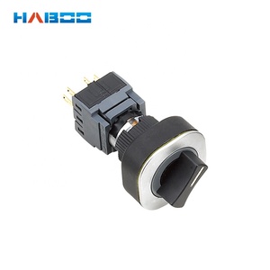 HBC16/22 serie interruptor selector Rotary 2 posiciones <span class=keywords><strong>3</strong></span> posiciones ultrafino momentáneo/enclavamiento - Product Image 1