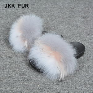<span class=keywords><strong>Normal</strong></span> cómodas zapatillas de verano señora hogar suave zorro y mapache sandalias para mujer - Product Image 1